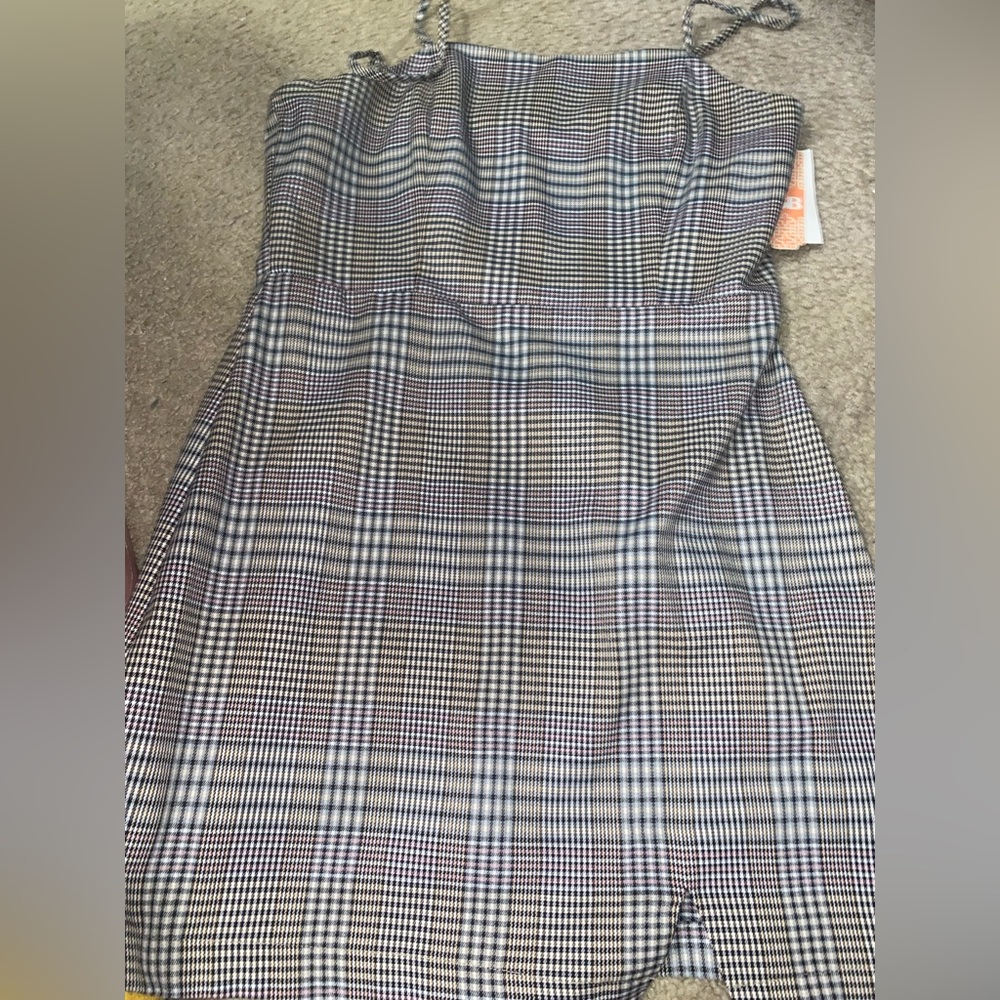 Plaid GB dress